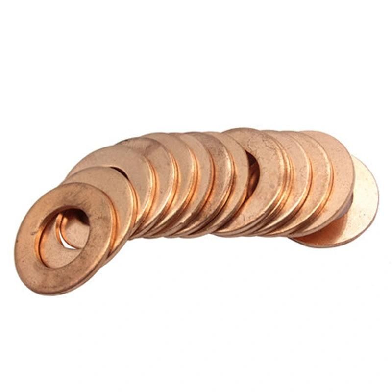 DIN125 Copper Flat Gasket Meson Brass Seal Gasket Plain Washers Brass Flat Washer