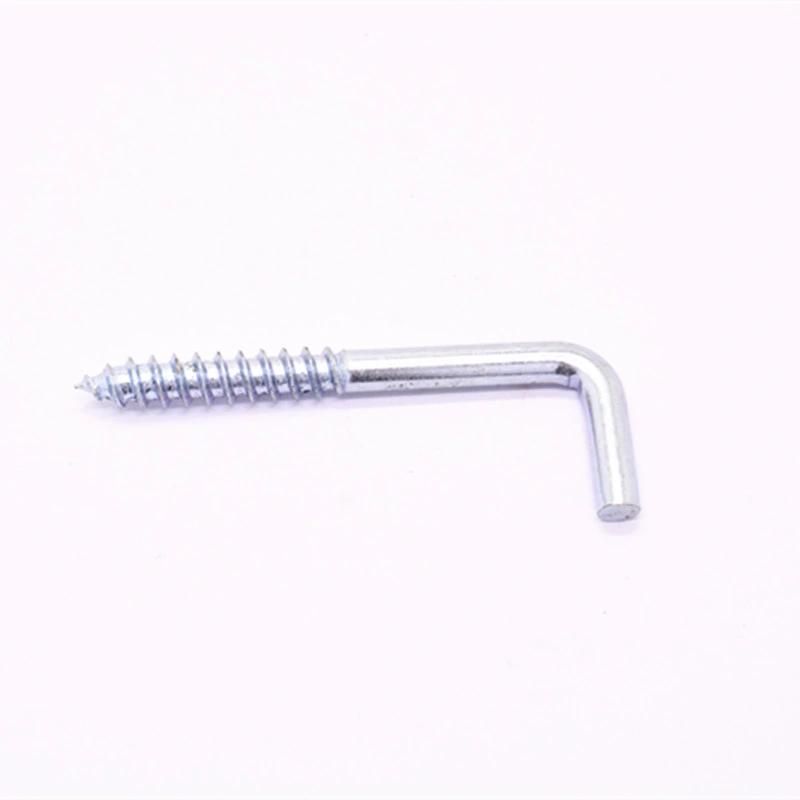 Carbon Steel Zinc Plated L Hook Screws Galvanized