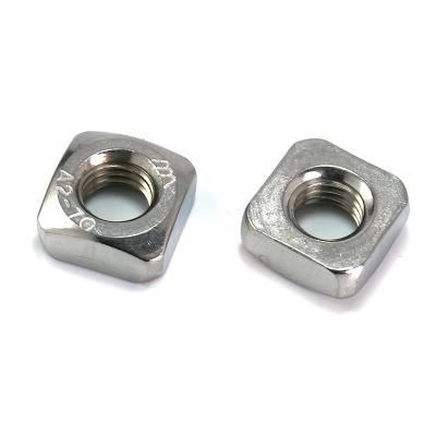 Stainless Steel Auto Parts Fasteners DIN928 Square Weld M4-M16 Nuts in China Bolt and Nut