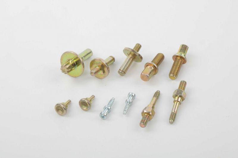 Fine Thread Automobile Parts Types External Thread Pin Stepped Dowel Pins