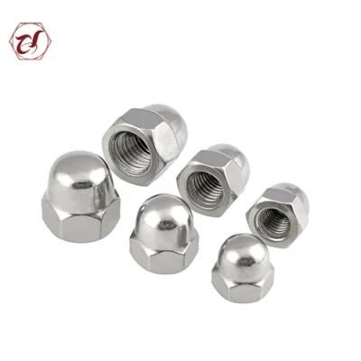 Stainless Steel M20 Connecting Hexagon Domed Cap Nuts