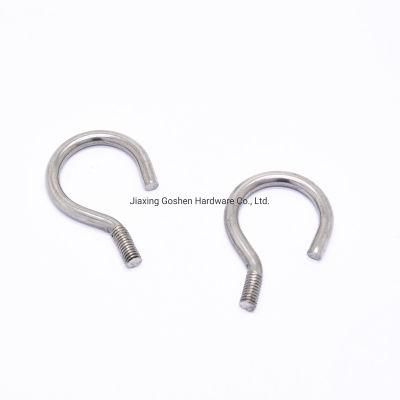 Stainless Steel M4*36mm Zinc Plated Eye Hook Screw