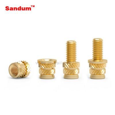 China Fasctory Price Heat Staking Straight Hole Studded Insert Nut