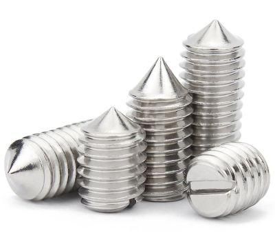 DIN553 Cross Head Set Screws with Cone Point with Nickel Plated