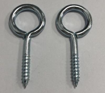 Screw Eye Hook Closed Hook Eye Zinc Plated