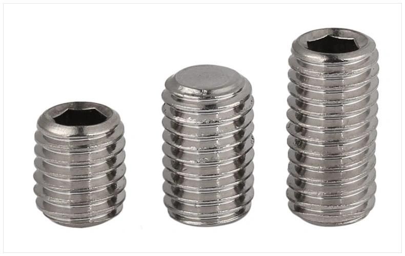 GB/T 77 Hexagon Socket Set Screws with Flat Point