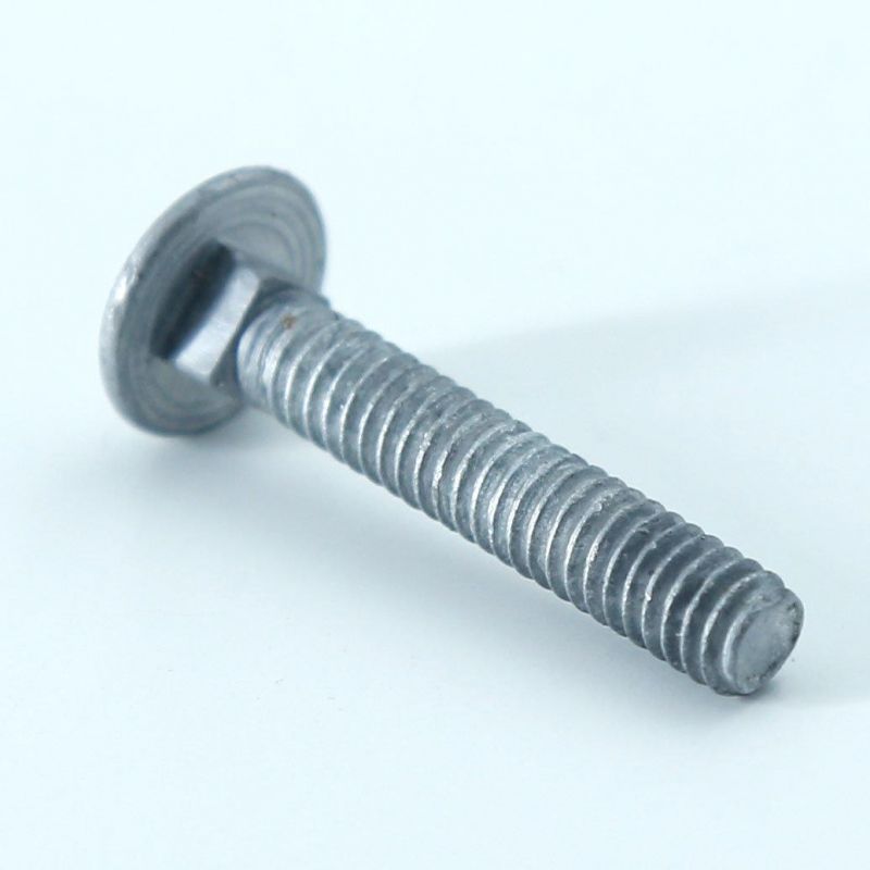 DIN603 Flat Head Metric HDG Hot Dipped Galvanized Carriage Bolt and Nut