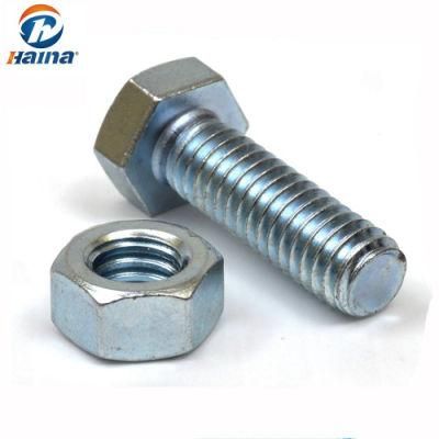 China Manufacture ANSI ASTM Grade2 Grade5 DIN934 DIN931 Hex Bolt and Nut