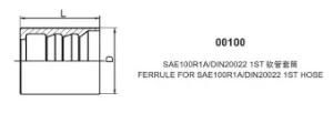 SAE 100R1A/DIN20022 1ST Hydraulic Fittings (00100)