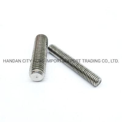 China Wholesale DIN975 Fasteners Black Threaded Rod M20 Bar Hot DIP Galvanized Full Thread Stud Bolt DIN976 Threaded Rod