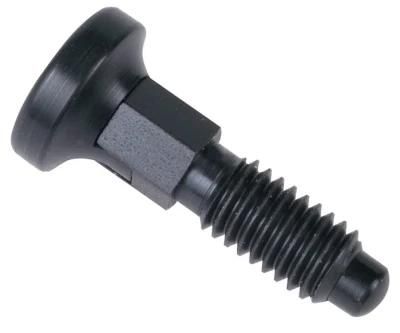 Black Anodized Spring Lock Pull Plunger Pin, Indexing Plunger