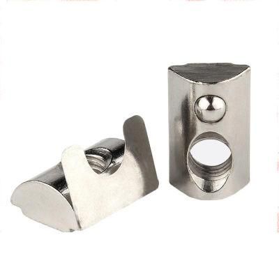 Custom M3 M4 M5 M6 M8 M19 M10 Aluminium Tee Sliding Hammer Head Profiles Slide T-Nut T-Slot Stainless Steel Slot T Nut