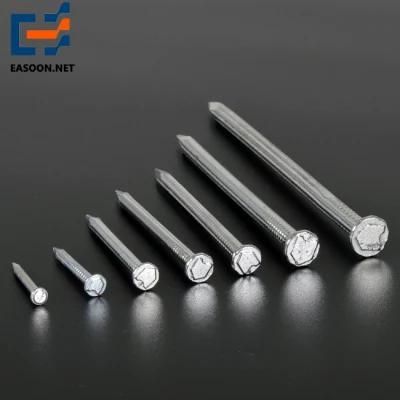 Galvanized Concrete Nails 55# Carbon Steel Zinc Plated Nail 8*102