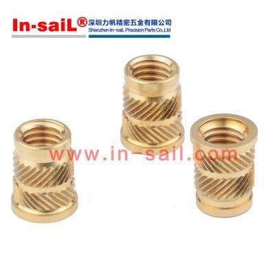 Threaded Insert for Plastic - Straight -Flanged -10-24