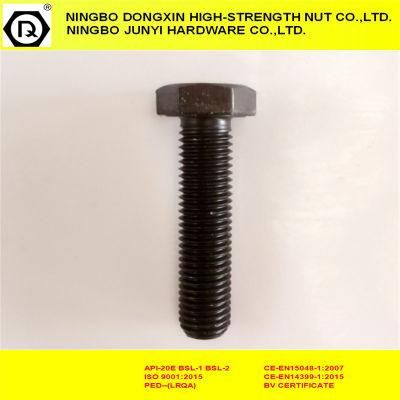 10.9 DIN933 Black Fastener Full Thread Hex Head Bolt