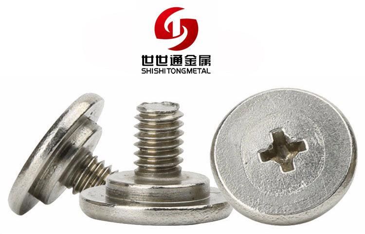 Stainless Steel Thin Low Flat Head Phillips Machine Shoulder Screws