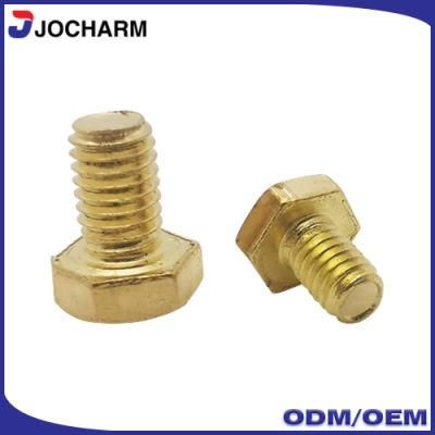 DIN933 Copper Hex Brass Hexagon Bolt with Nut Washer