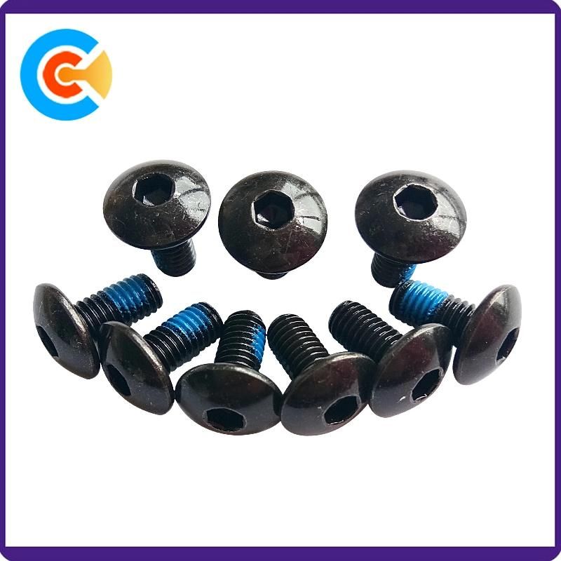 Customized M6 Machine Carbon Steel Screw Black Screw