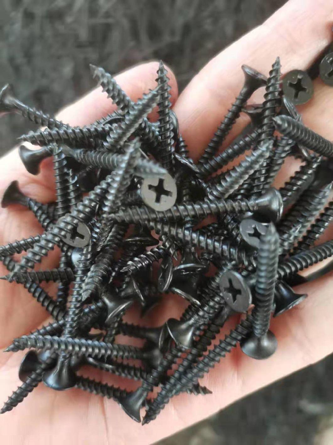 Best Black Phosphated Bugle Head Drywall Screws for Wood/Tornillos Made in China/Wall Panel Drywall Screw