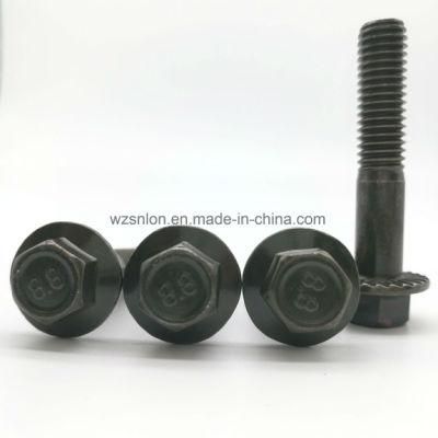 Good Quality 8.8 Grade Hex Flange Serrated Bolt with Half Thread