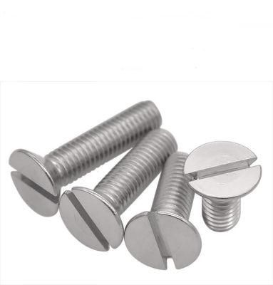 DIN 963 Stainless Steel Countersunk Head Slotted Screw