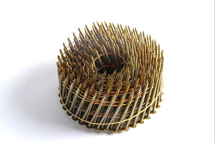 15 Degree Galvanized 1-1/2 Inch Coil Siding Nails