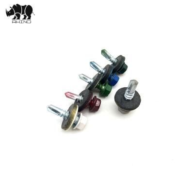 Quick Delivery EPDM Bonded Self Drilling Washer Head Hex Roofing Screw