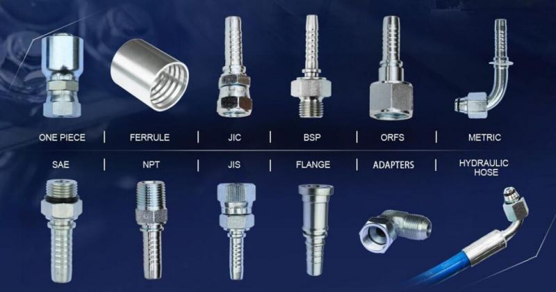 Air Way 90degree Jic Thread Hydraulic Fitting Hose Adaptor Connector