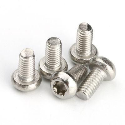 T20 T25 T30 Stainless Steel Round Head Torx Screw for Metal
