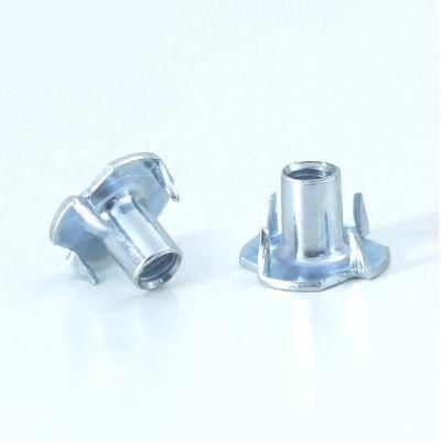4 Prong T Nuts, Carton Steel T Nuts