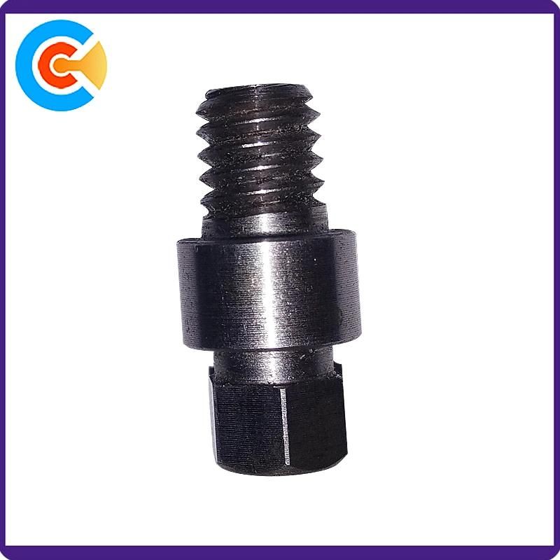 Precision CNC Turning Part Steel Shoulder Screw Hex Head Screw