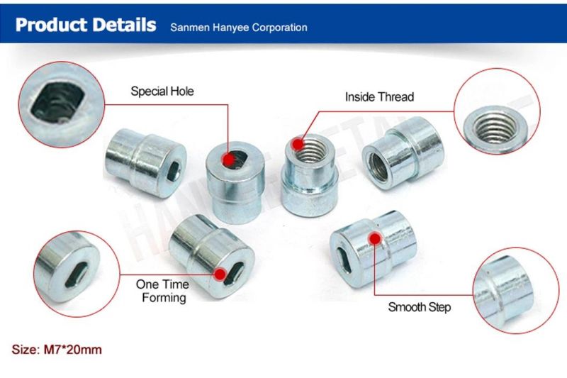 Automotive Hardware Zinc Plated Oval Drive Step Nut