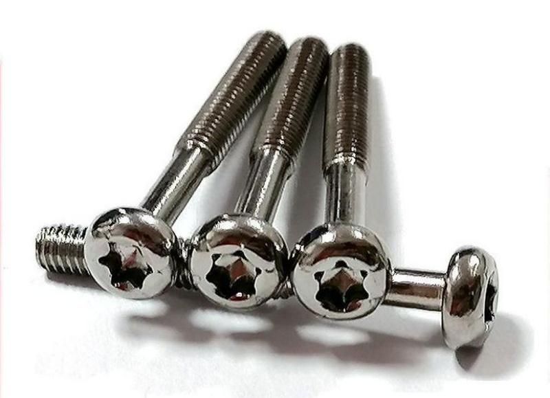 Carbon Steel Chrome Plated Torx Machine Fastener Pan Head Screw