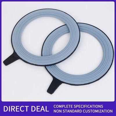 PTFE Gasket Rubber PTFE Composite Gasket Flange Pipe Rubber Composite Gasket Sealing Gasket