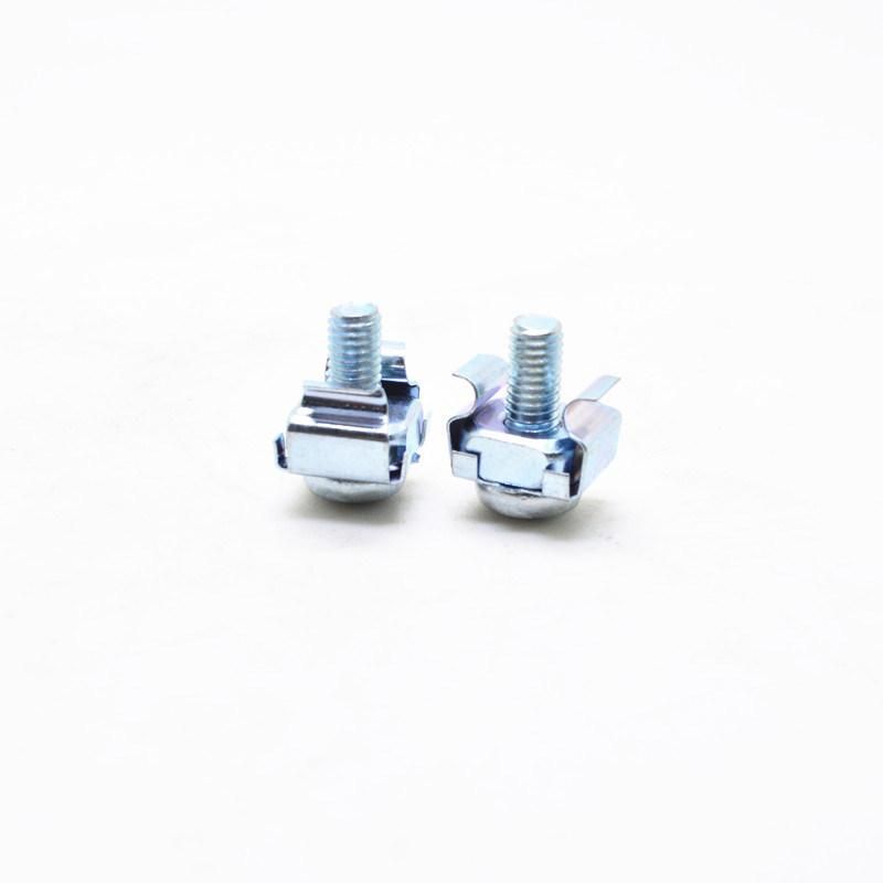 Blue Zinc Plated M6 Cassette Nut