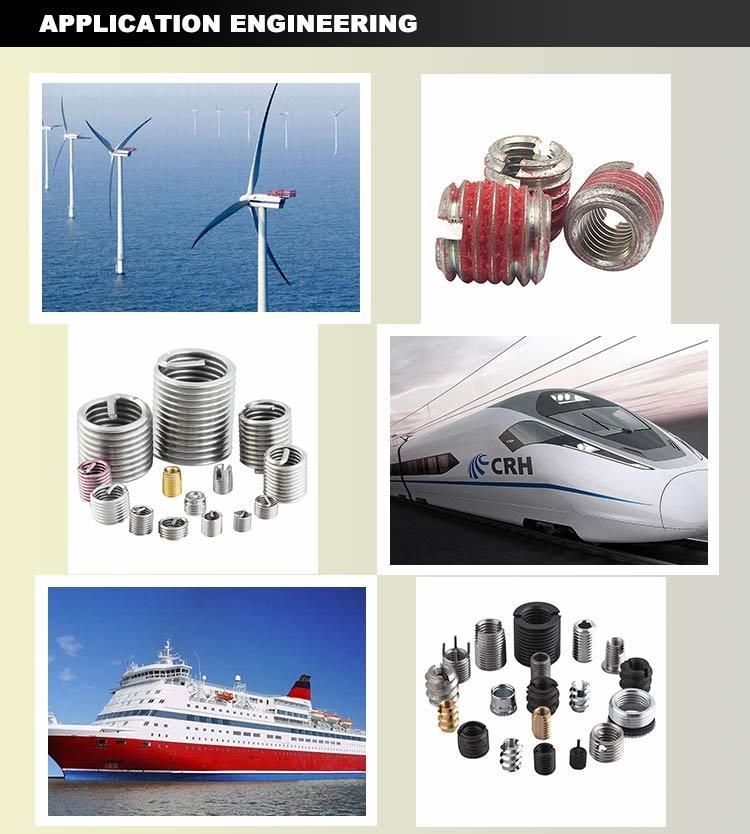 Wire Threaded Inserts Heli Coil Inserts Manufacutier China