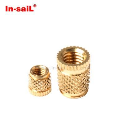 Knurled Brass Threaded Insert Nut M8