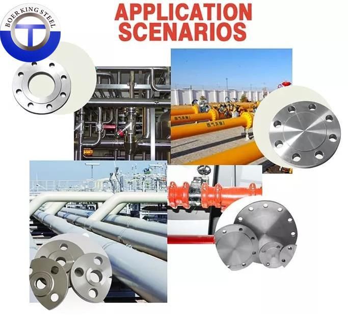ANSI B16.5 Forged Stainless Steel SS304/SS316 Flat Flanges