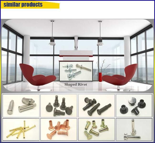 Long and Slim Rivets Brass Fasteners
