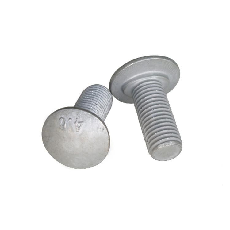 DIN603 Carriage Bolts, Zinc Plated