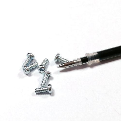 Small Mini Steel Zinc Plated Tapping Pan Head Pozi Screw