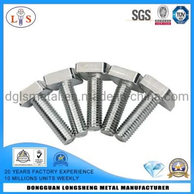 Flat Head Plated Zinc Bolt with Large Numbers Provide