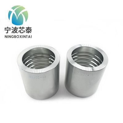High Quality 01400 Promotion Hydraulic Hose Fitting Ferrule for 4-Spiral Rubber Hose One Piece Design with Great Price OEM ODM