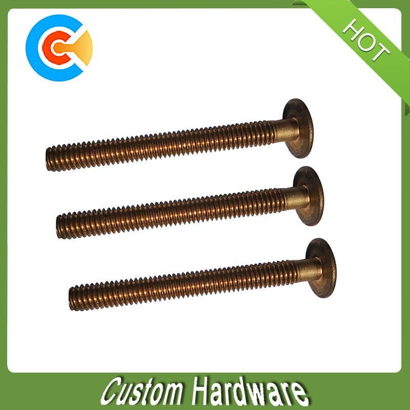 Brass Long Screw Special Screw Round Head Slotted Screw