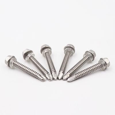 China Factory Supply DIN 7504 Hex Head Drilling Screws with Tapping Screw Thread of Best Price