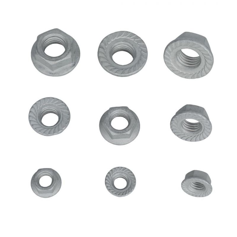 K Lock Nut, Hex Nut, Stainless Steel/Carbon Steel Zinc-Plated K Nut, Lock Nut