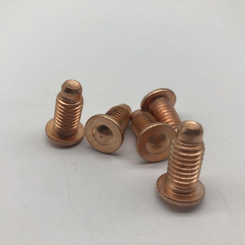 Round Head Weld Screw Copper Plating Weld Stud