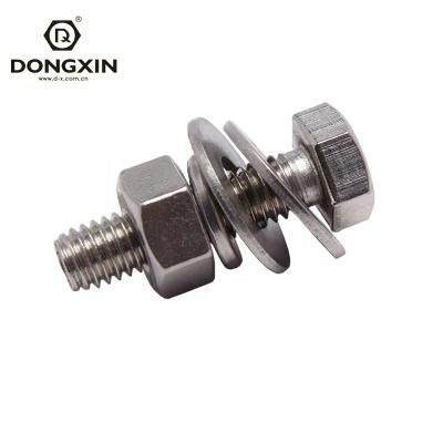 Factory Customized M8-M150 DIN933 High Strength Carbon Steel Hex Bolts Nuts Fasteners