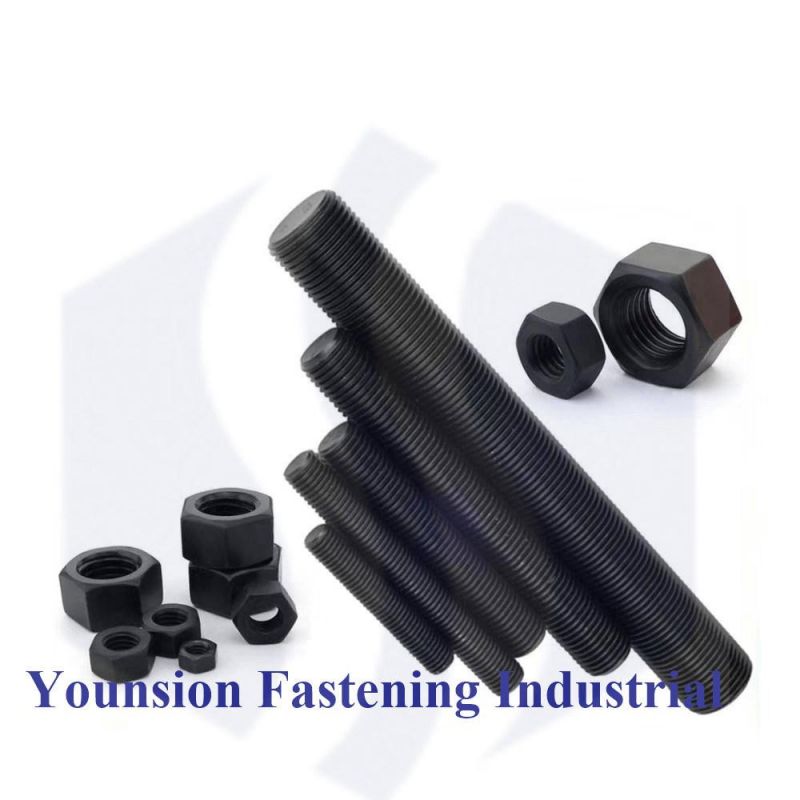 White Blue Zp with Blue on The Edged Threaded Rod in DIN975 DIN976 Thread Rod Bsw ANSI Standard