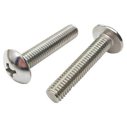 Stainless Steel 304/316 Machine Screw, Philips Mushroom Head Screw